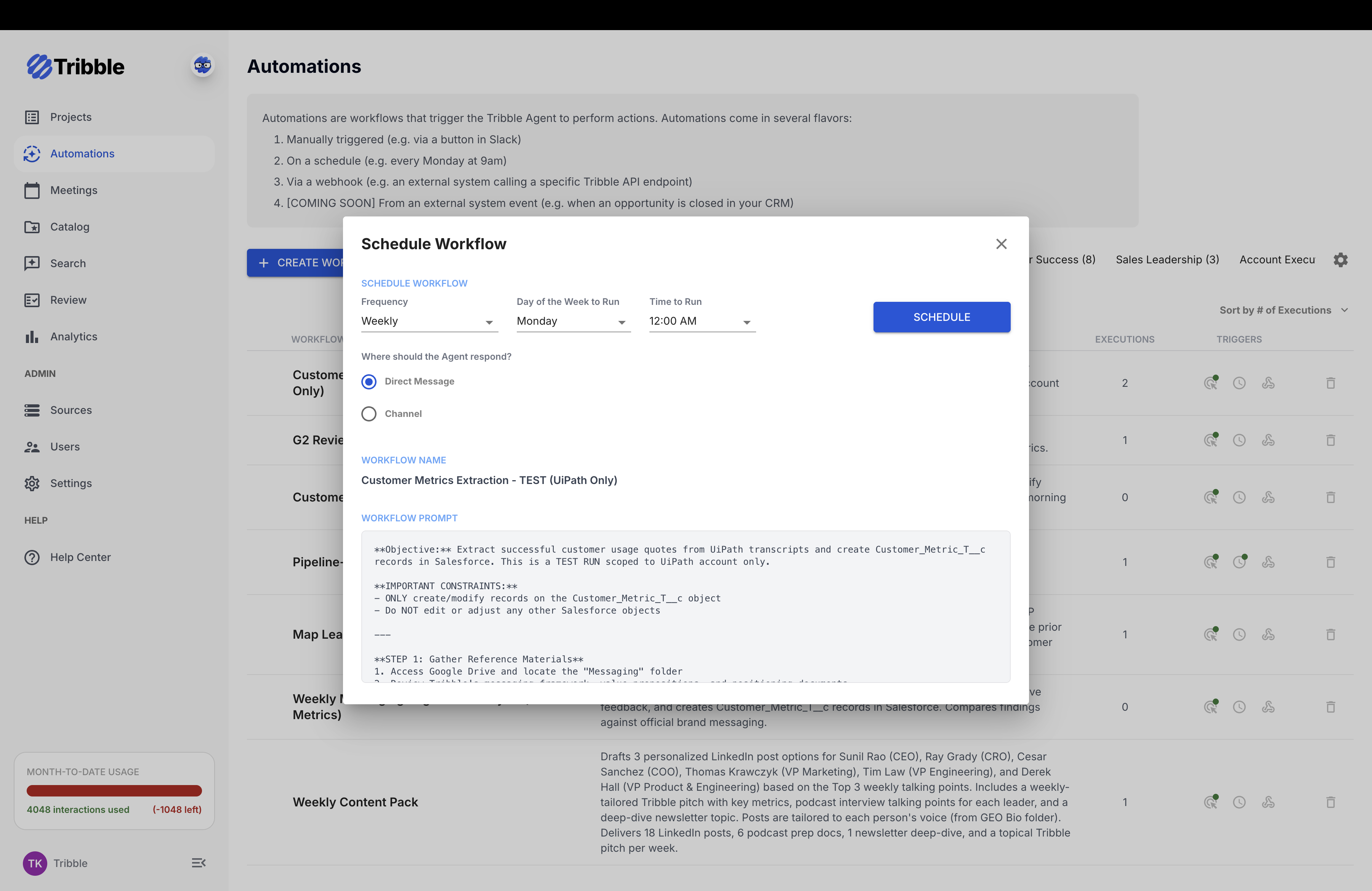 Automated post-call CRM updates and follow-up